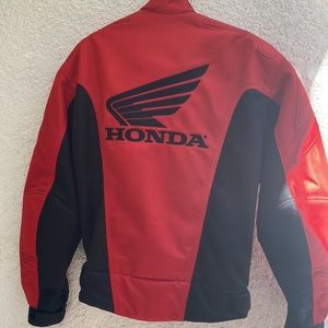 Red Honda motorcycle jacket size small